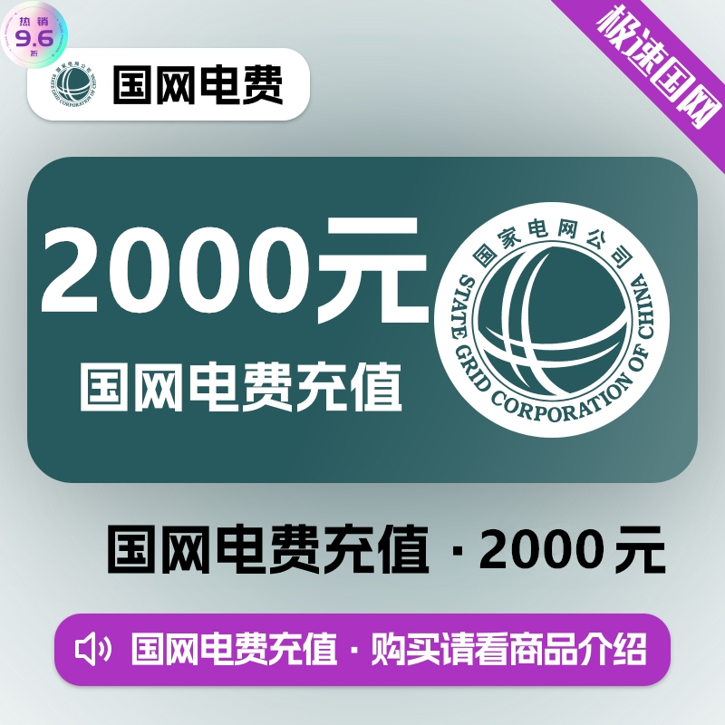 【国网】电费2000